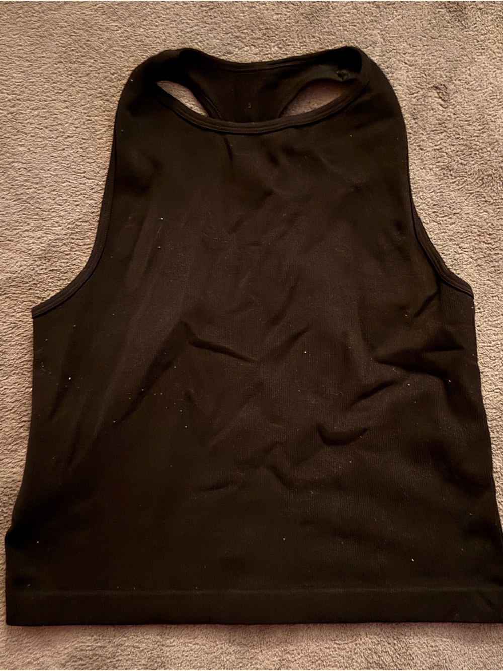 Free People Black Racerback Tank Top